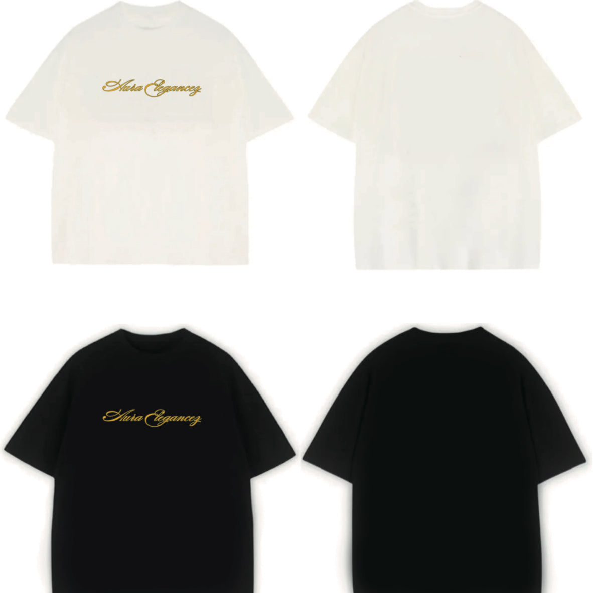 AREG-1 THE NEW LOGO FONT 260GSM 100%COTTON OVERSIZED URBAN TEE