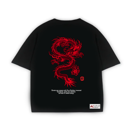 DRAGON Aura Coridius Oversized 300gsm Spun Cotton T-shirt