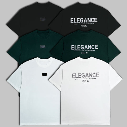 SMT01: ELEGANCEz Silver Metalic Tee