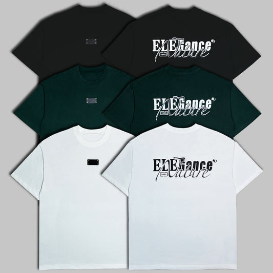 SMT02: ELEGANCEz Silver Metalic Tee